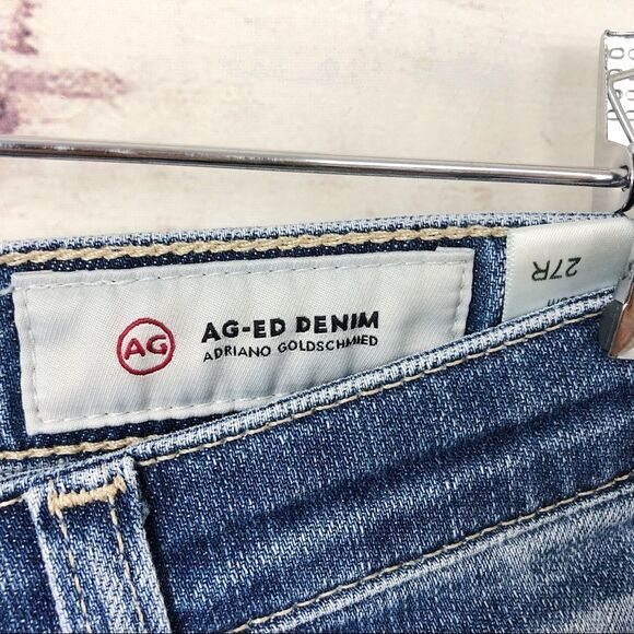 Adriano Goldschmied Stilt Crop Cigarette Jeans Sz 27 - Picture 7 of 7